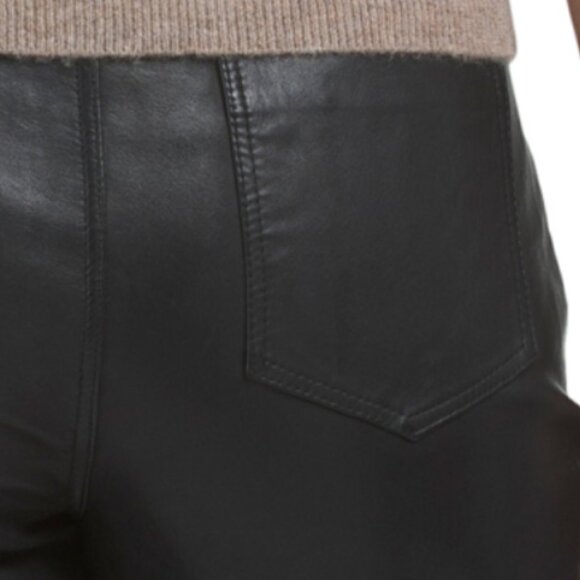 BOD & CHRISTENSEN Leather Le Flair Pants - Picture 4 of 4
